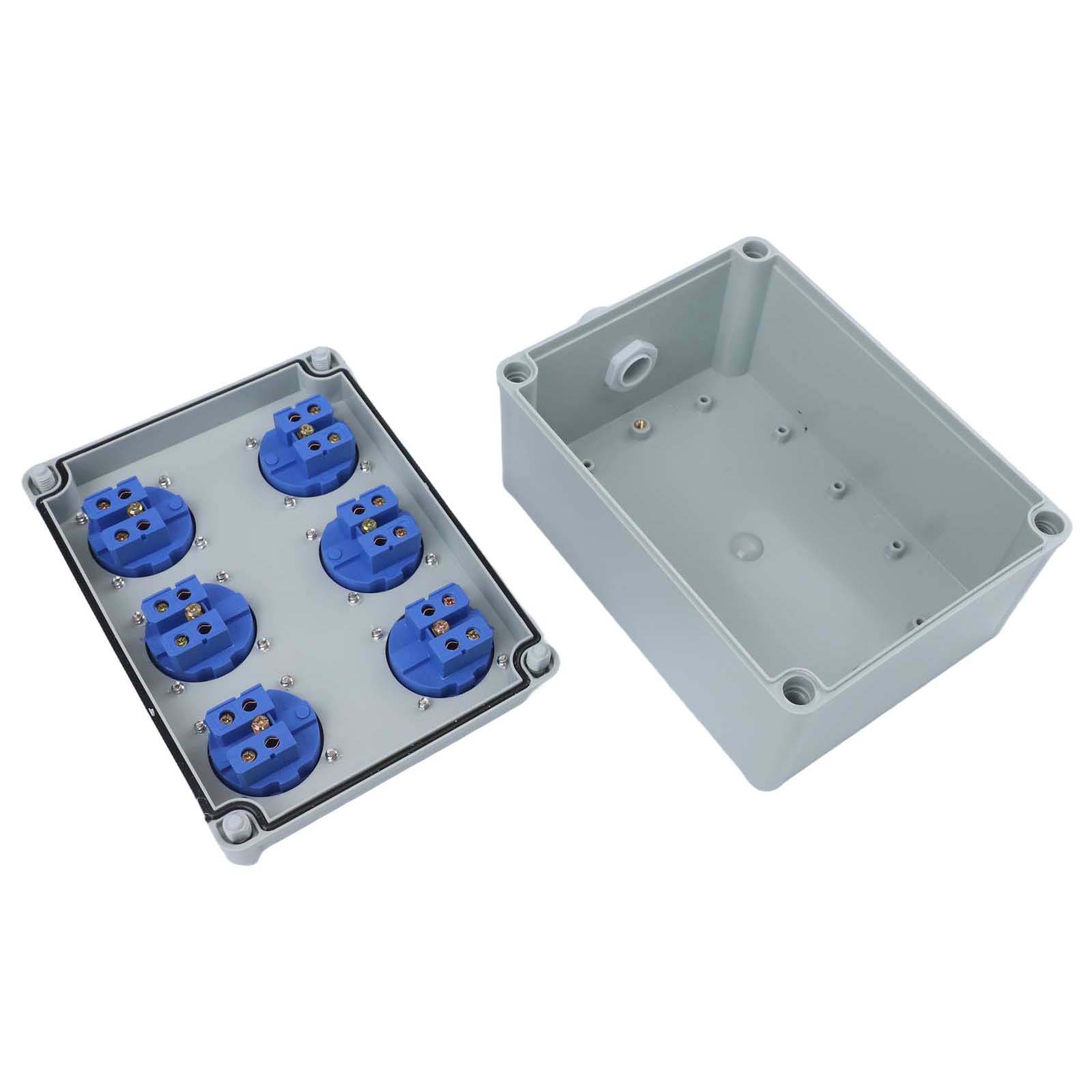Outdoor Power Distributors - 방수형 벽걸이 전원 분배기 6x230V IP44