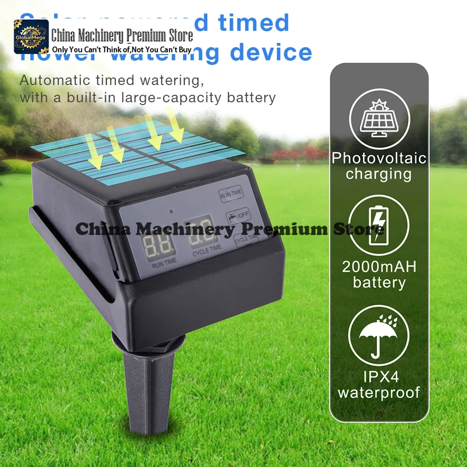 Outdoor Power Timer - 새로운 태양열 관개 타이머 자동 야외
