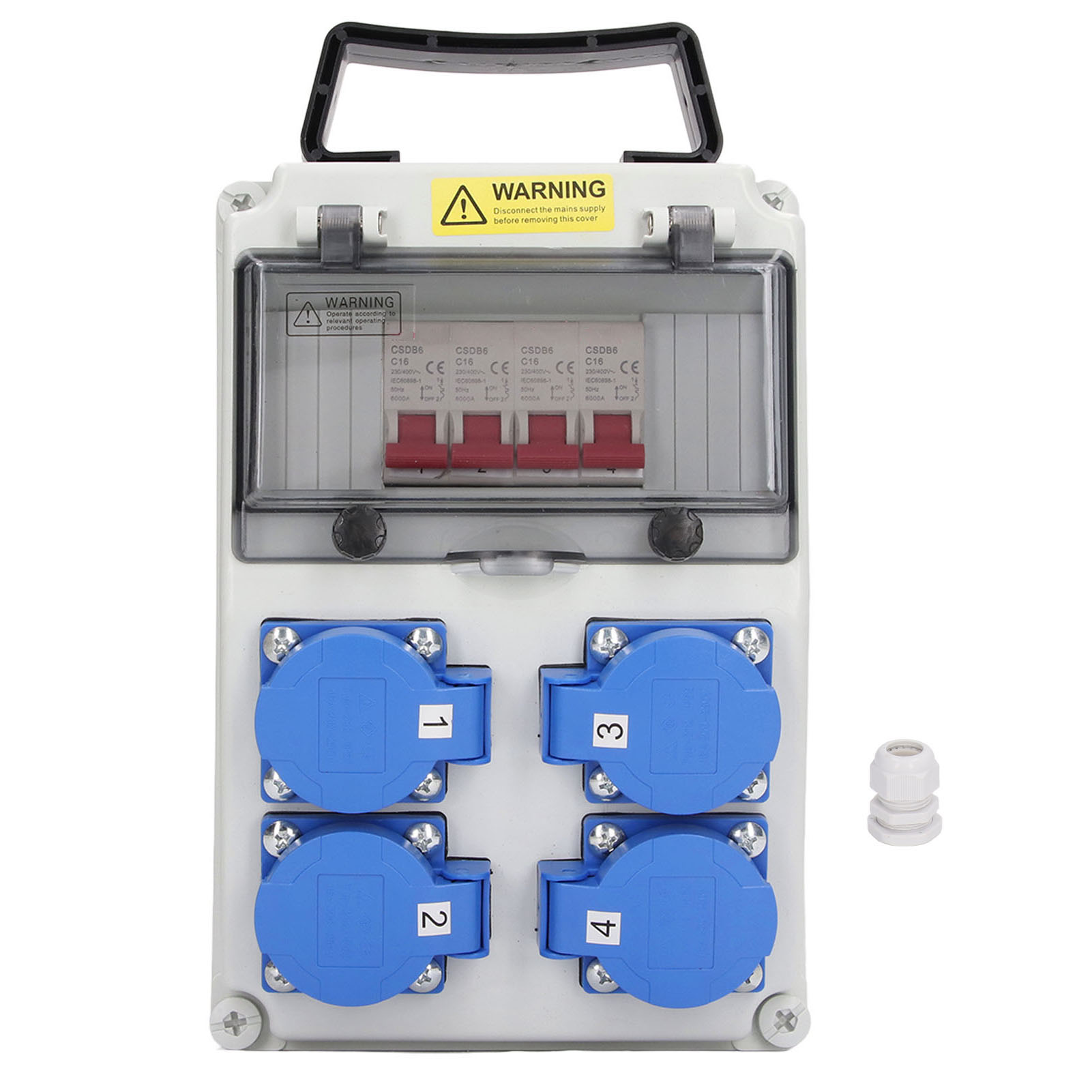 Outdoor Power Distributors - 정원 안뜰용 회로 차단기가 있는 야외용
