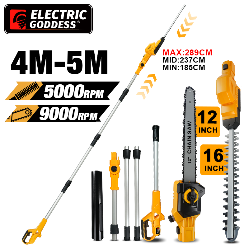 Electric Chainsaw Battery - 2IN1 전기식 고가지가지치기용 헤지 트리머 무선
