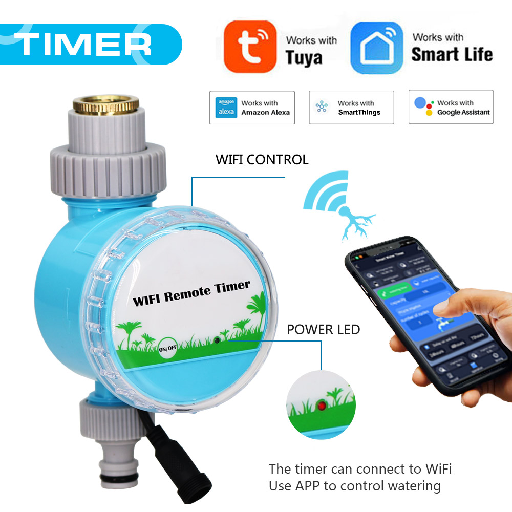 Outdoor Power Timer - WiFi 무선 정원 워터 타이머 스마트