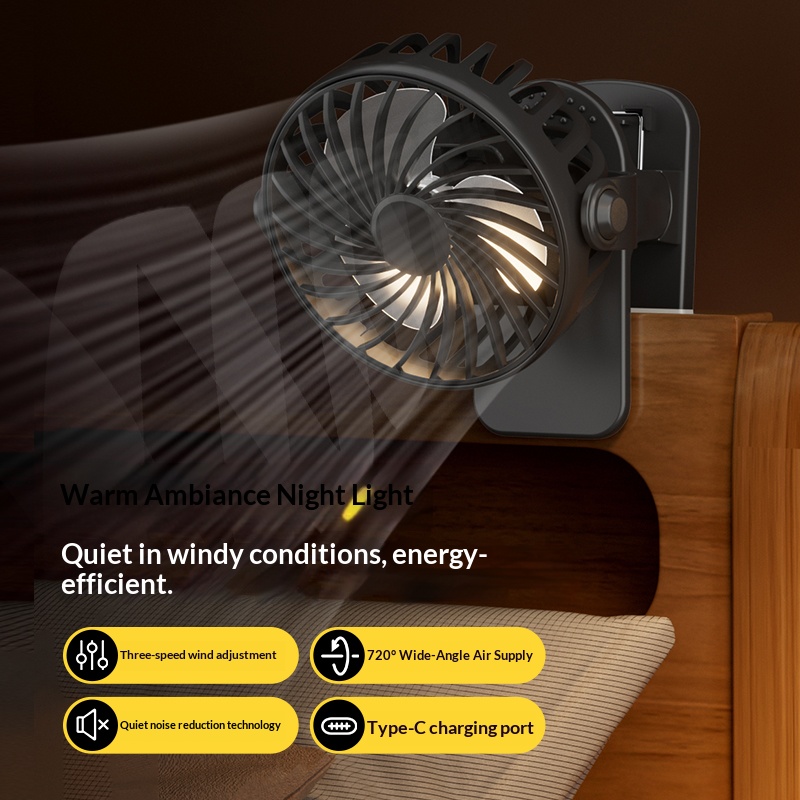개인용 클립 팬 720도 회전 헤드 내장 소프트 야간  - Outdoor Power Timer 리뷰 및 가격