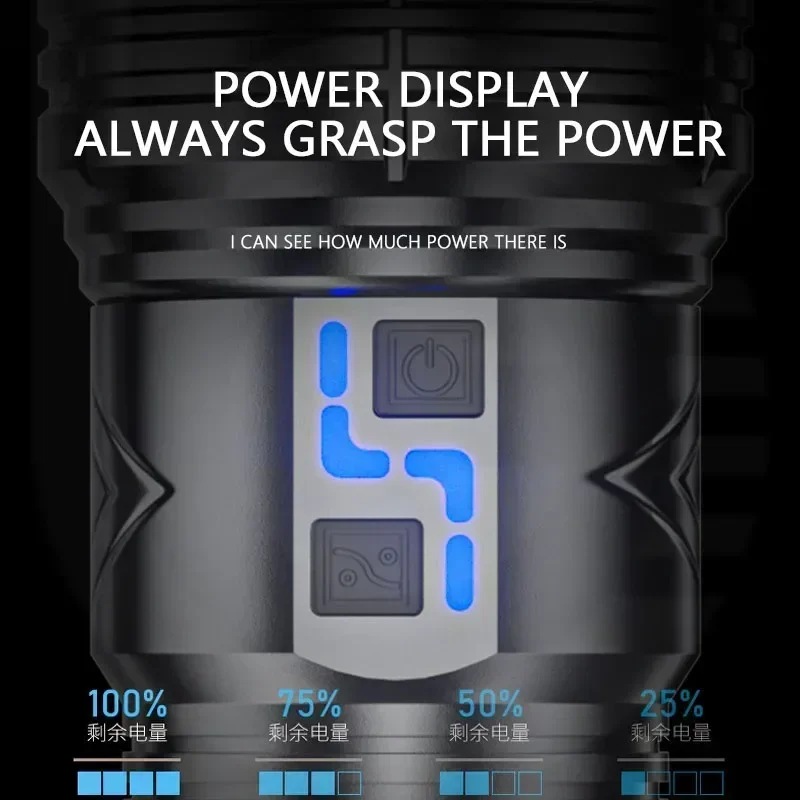 99000000LM 슈퍼 브라이트 LED 손전등 100 - Outdoor Power Supply 리뷰 및 가격