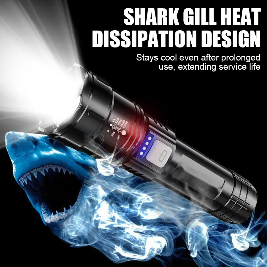 고출력 P50 LED 손전등 USB 충전식 줌 핸드헬드 - Outdoor Power Supply 리뷰 및 가격