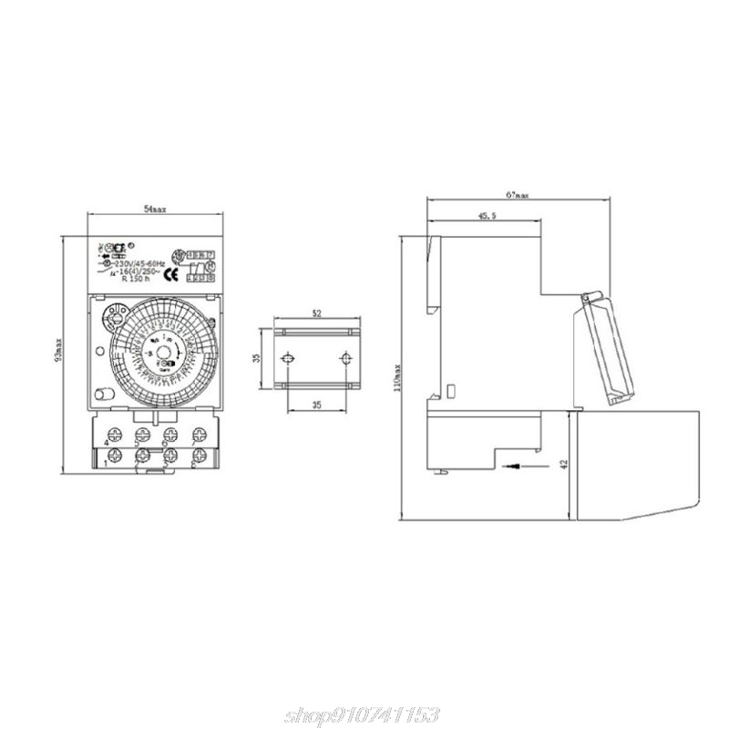 SUL181H 기계식 타이머 스위치 220V 16A D - Outdoor Power Timer 리뷰 및 가격