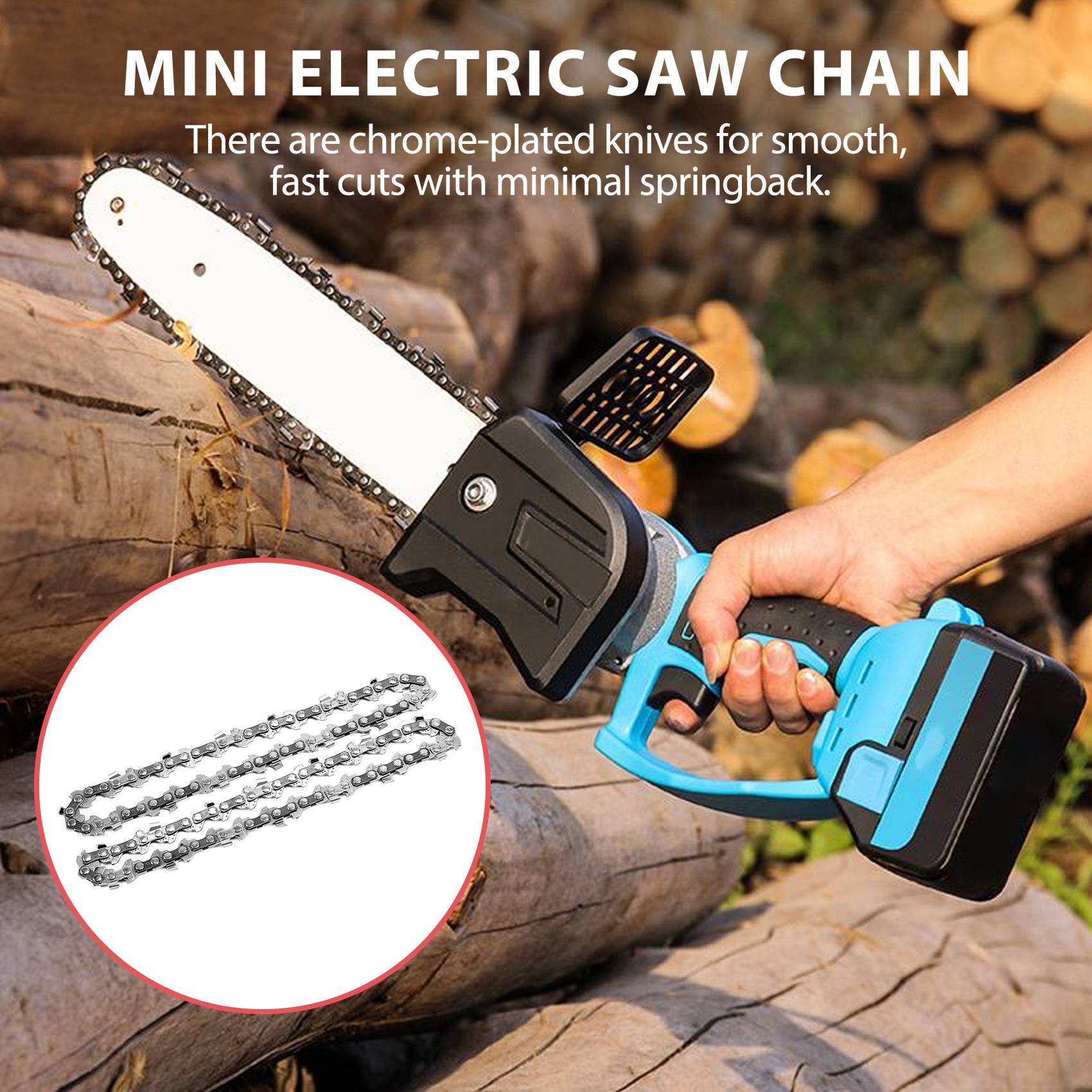BHBL 2Pcs 4인치 1/4인치 가이드 톱 체인 미 - Electric Chainsaw Battery 리뷰 및 가격