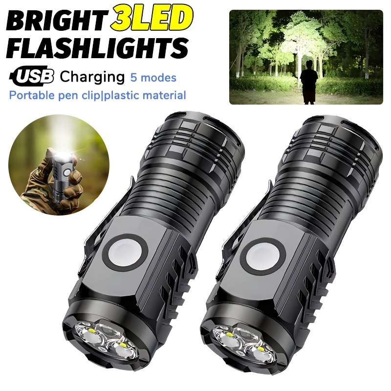 휴대용 미니 LED 손전등 강력한 손가락 끝 토치 야외 - Outdoor Power Supply 리뷰 및 가격