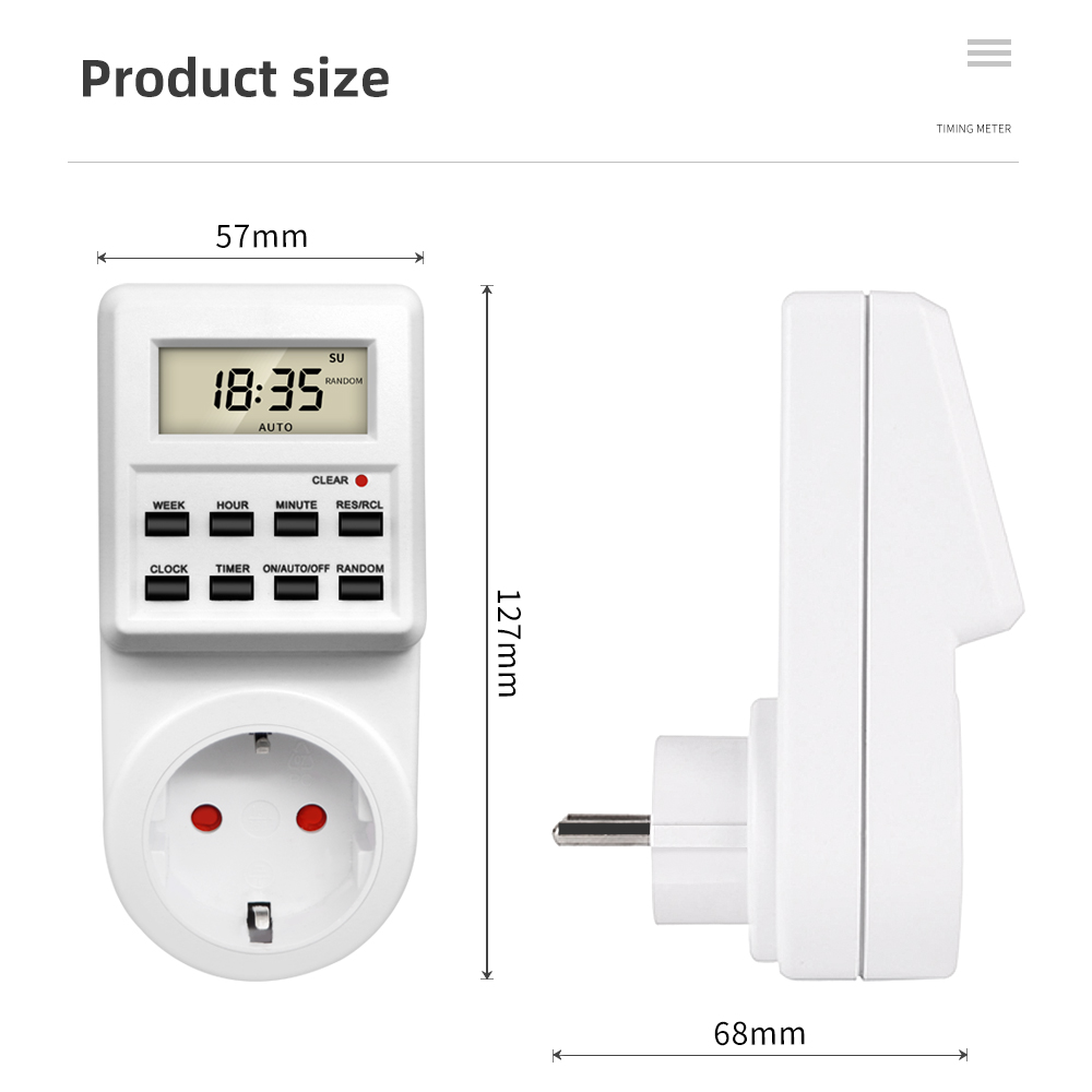 TM03 디지털 타이머 스위치 소켓, 24 시간 순환  - Outdoor Power Timer 리뷰 및 가격