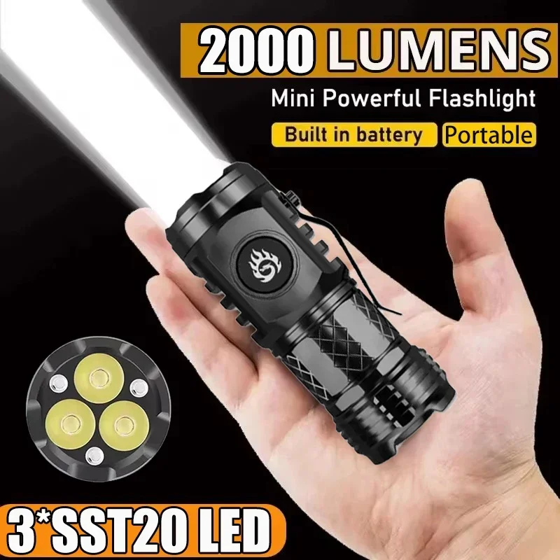 고출력 전술 플래시 라이트 3LED 미니 키체인 토치  - Outdoor Power Supply 리뷰 및 가격