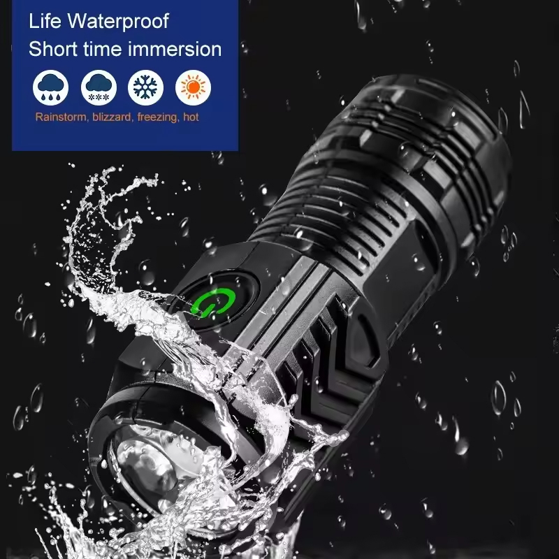 슈퍼 밝은 미니 LED 손전등 토치 충전식 낚시 조명  - Outdoor Power Supply 리뷰 및 가격